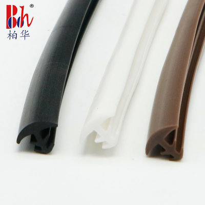 Le type arc solide de fente de bande de joint de porte de PVC a formé multicolore de 8*2mm soutenu