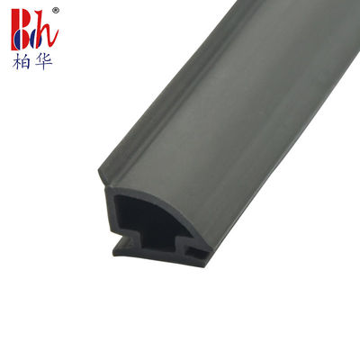 bande de bande en caoutchouc de PVC de 12.5*10mm anti-collision pour la couleur de noir de porte coulissante