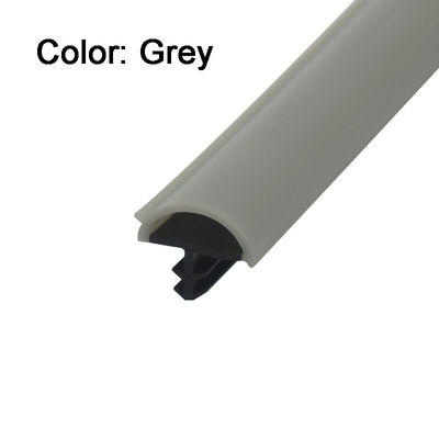 Le cachetage en caoutchouc de Gray Color Co-Extrudsion Wooden Door dépouille des joints de porte de forme de D