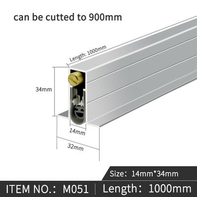 T forment la porte automatique les joints qu'inférieurs pour la réduction de Noice de porte en métal laissent tomber vers le bas les bandes en caoutchouc