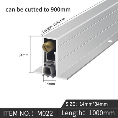 Joints de bas de porte acoustiques en forme de T, coupe-froid insonorisé pour porte en bois ou en métal
