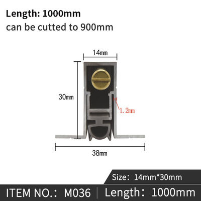 Les joints acoustiques Automaticlly du fond de porte laissent tomber 14*30-38mm étanche antipoussière vers le bas caché