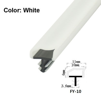 Résistance élevée porte en bois scellé porte rayée Météo décapage couleur blanche 10*6mm