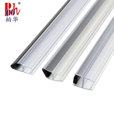 Bons joints imperméables de PVC de bande magnétique de porte de douche de résilience pour le verre de 8mm