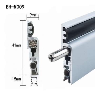 Le joint inférieur de porte automatique antipoussière que la vis a fixé extérieur monté bourrelet