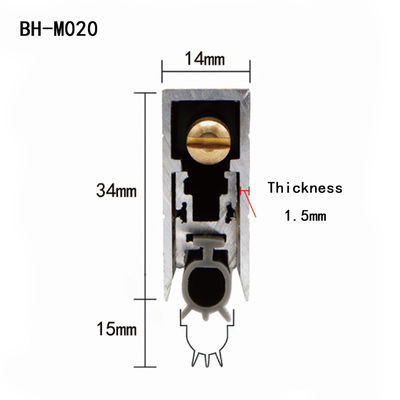 U forment la porte laissent tomber vers le bas le joint 300-1500mm avec le boulon d'or rond