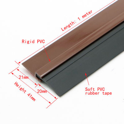 Champ inférieur de porte de bâton d'individu de bande de joint de porte antistatique avec la bande en caoutchouc de PVC