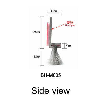 PVC inférieur de bande de joint de porte avec Woolpile