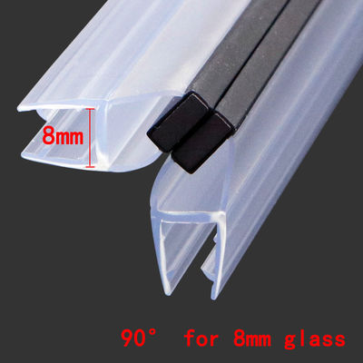 Bons joints imperméables de PVC de bande magnétique de porte de douche de résilience pour le verre de 8mm
