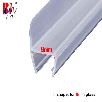 La bande en verre transparente H de joint de porte de douche de PVC forment l'eau de salle de bains maintenant la bande