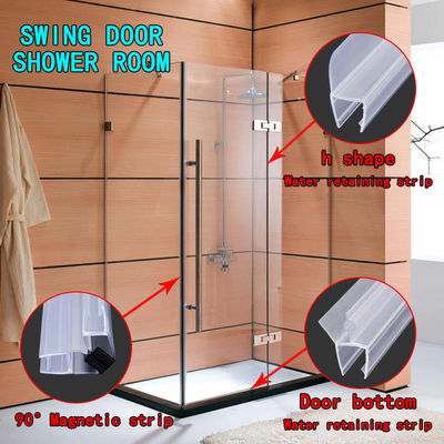 Type bande de H de joint de porte de douche de 10mm