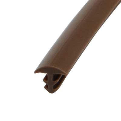 Le type arc solide de fente de bande de joint de porte de PVC a formé multicolore de 8*2mm soutenu