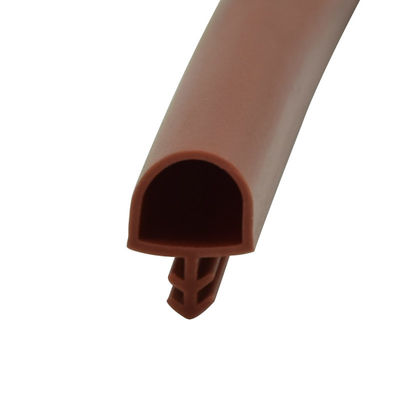 Le type moyen de cannelure de porte de bande en bois anti-collision de joint a intensifié la forme 10*8mm de D