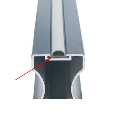 Le PVC anti-collision de bande de joint de porte de garde-robe atténuant des bandes colorent adapté aux besoins du client