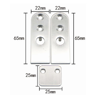 Joint inférieur caché en aluminium de la porte 6063 en U pour la porte en bois