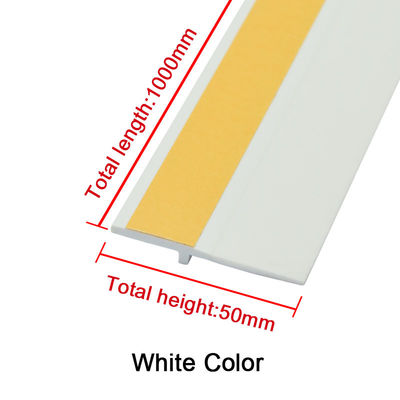 preuve inférieure de vent de bande de joint de porte blanche de PVC de 50mm