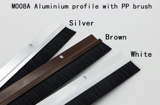 champ argenté de porte de porte de 1000mm de bande inférieure en aluminium de brosse