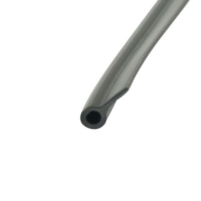 Bande en caoutchouc de PVC de diamètre de la personnalisation 3.5mm autour de forme de tube avec des ailerons