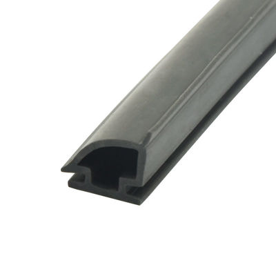 bande de bande en caoutchouc de PVC de 12.5*10mm anti-collision pour la couleur de noir de porte coulissante